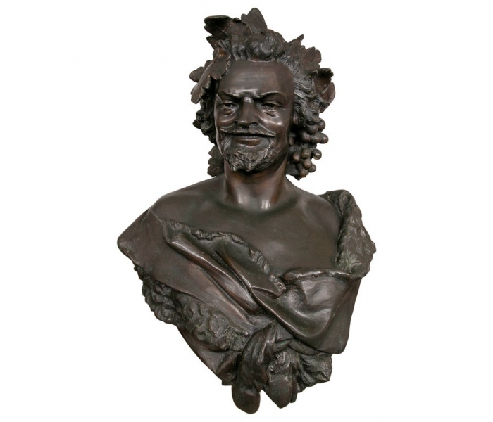 Classical Style Bust of Bacchus in...