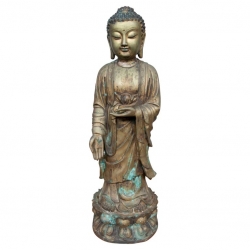 Escultura de Buda de Bronce...