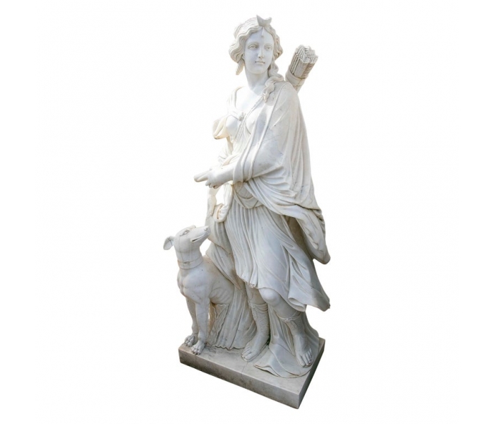 Gran Escultura Clásica de Mármol de...
