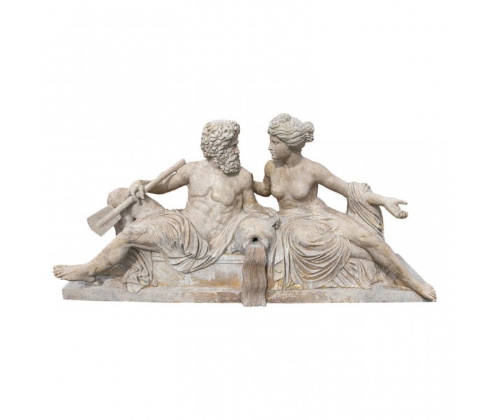 Large Classical Stone Sculpture Group...