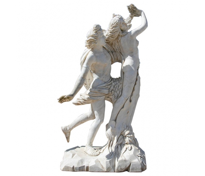 Hand-Carved Marble Large Sculpture...