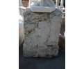 Antique limestone marble pedestal plinth base stone