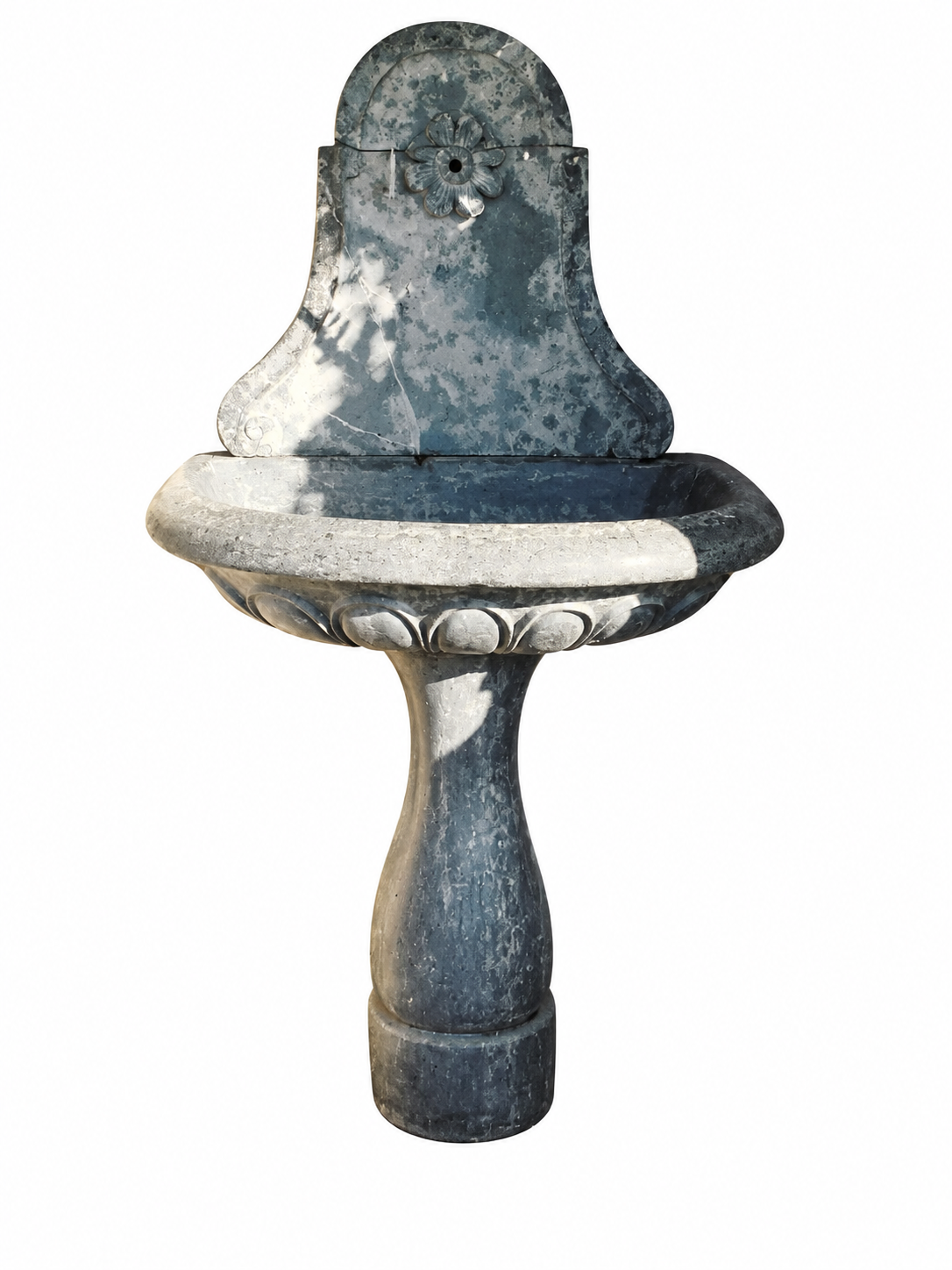 Fuente de pared de mármol