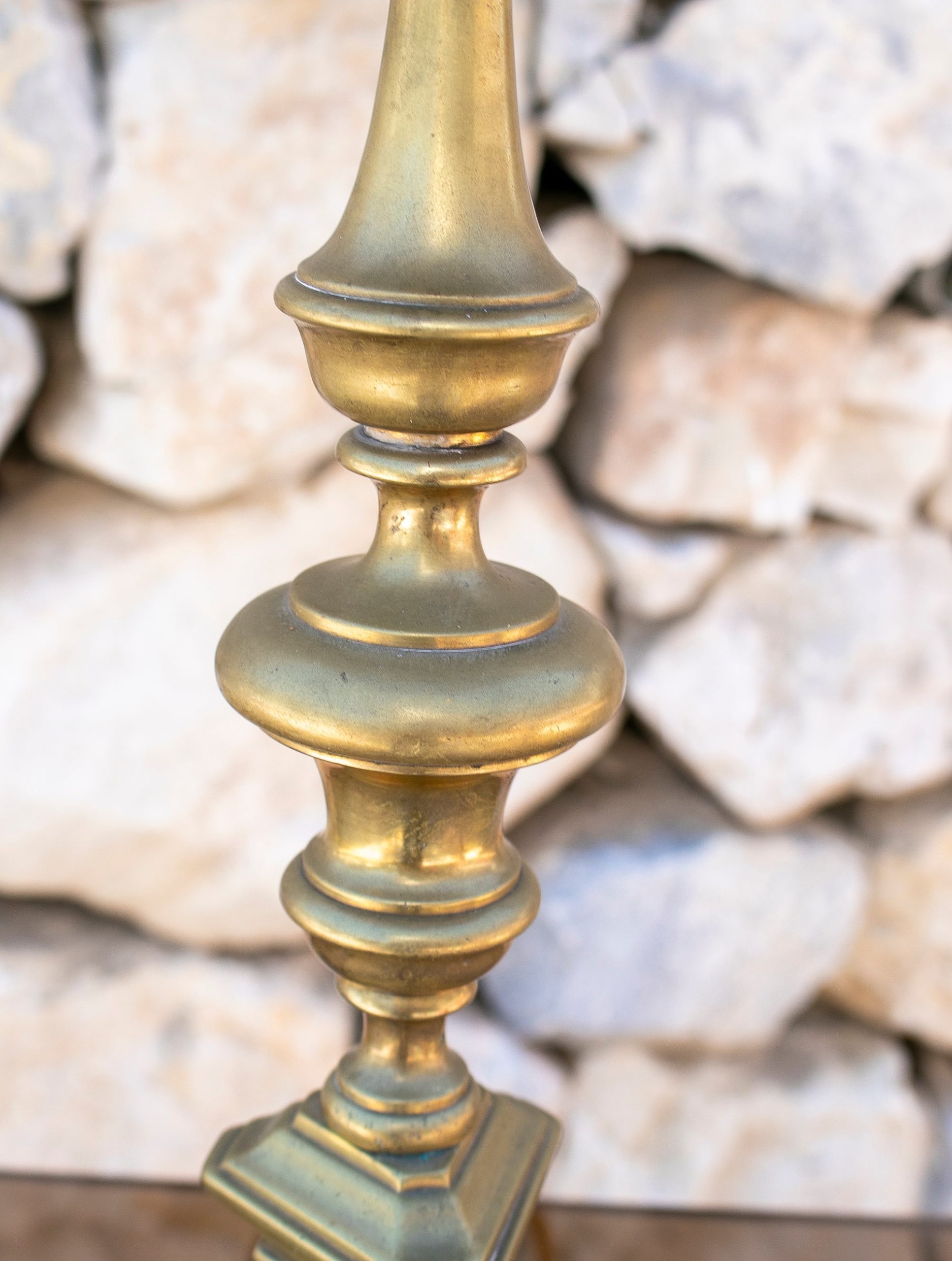Lámpara de Sobremesa de Bronce de los Años 20