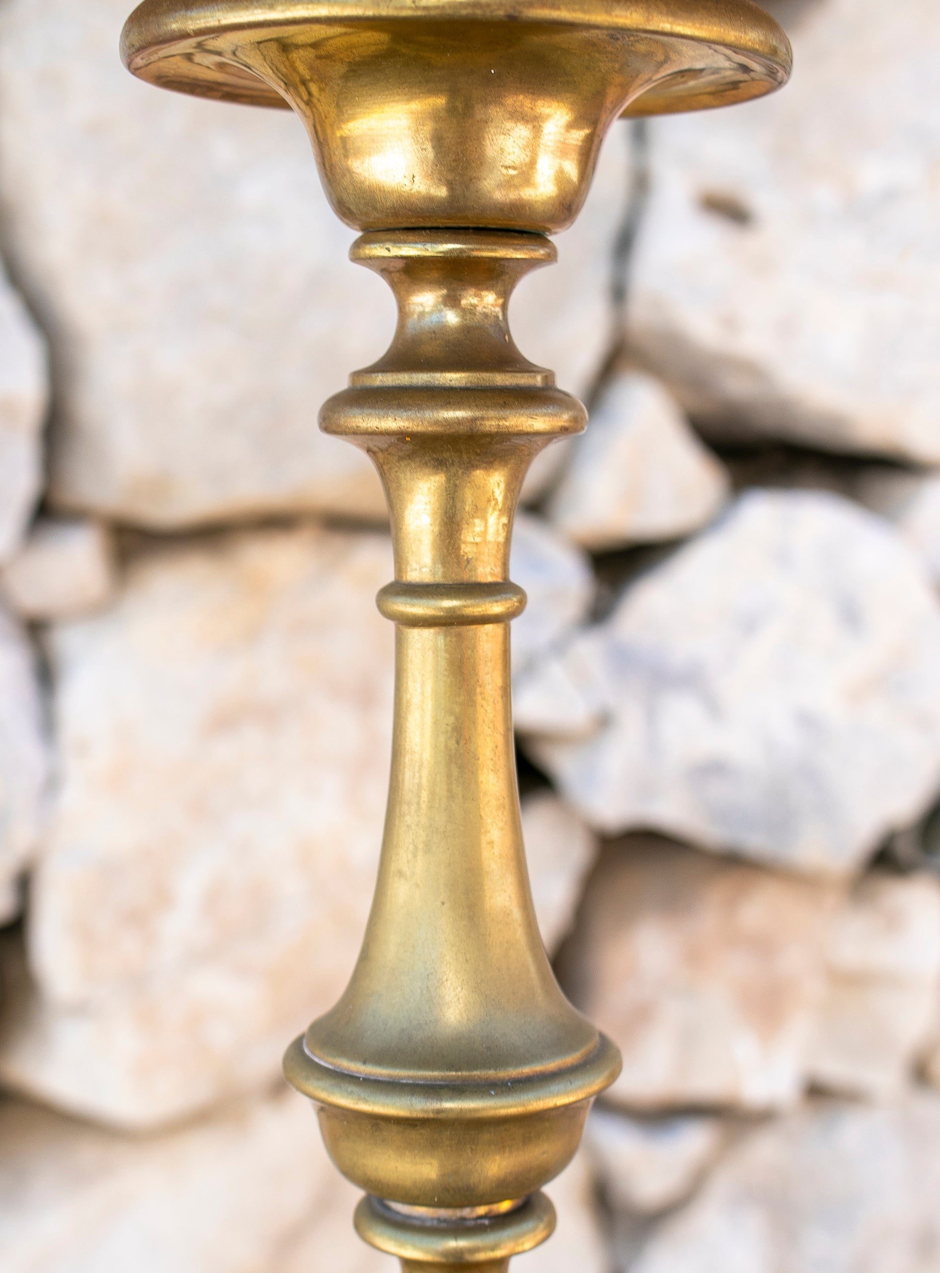Lámpara de Sobremesa de Bronce de los Años 20