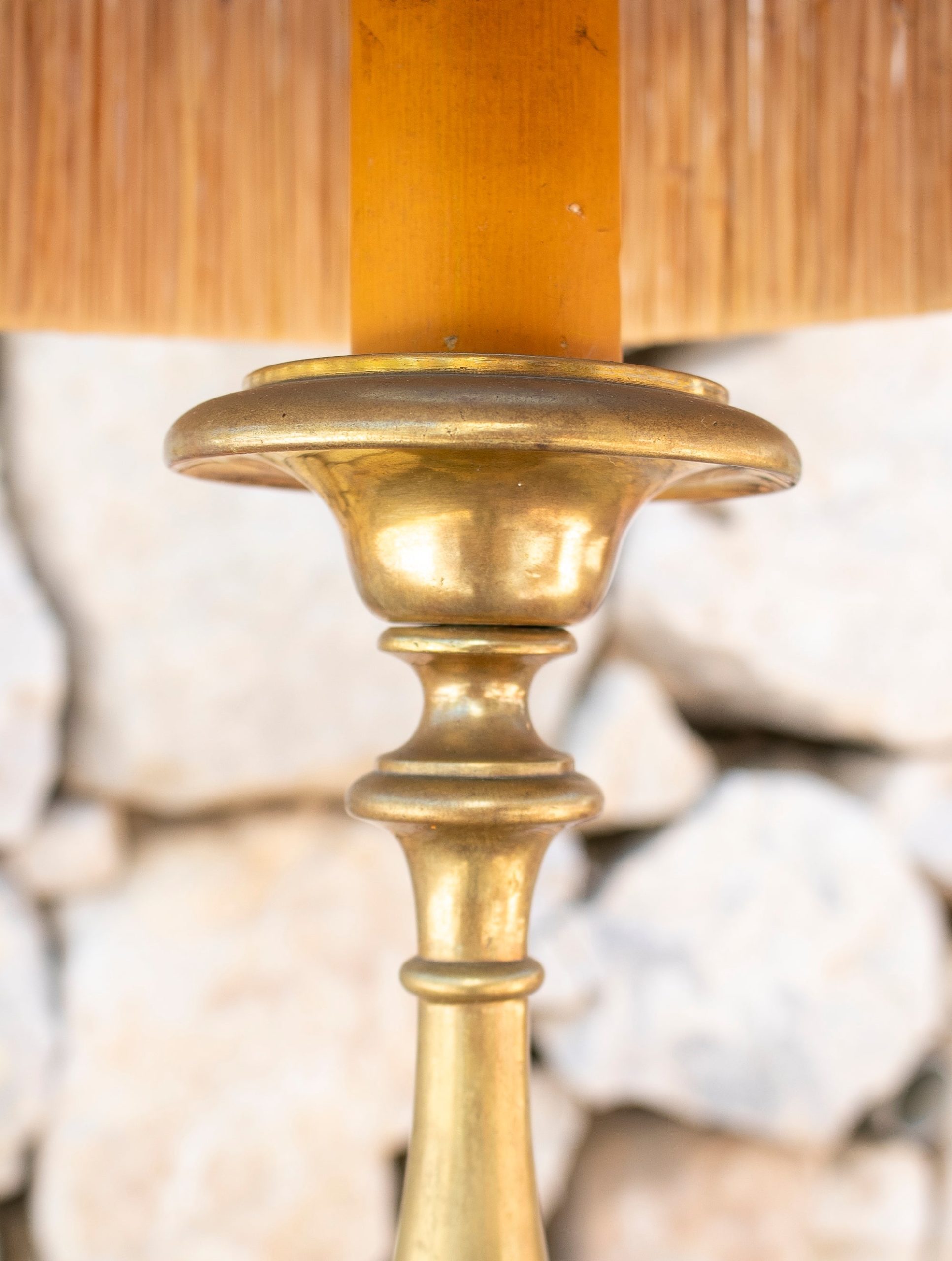 Lámpara de Sobremesa de Bronce de los Años 20