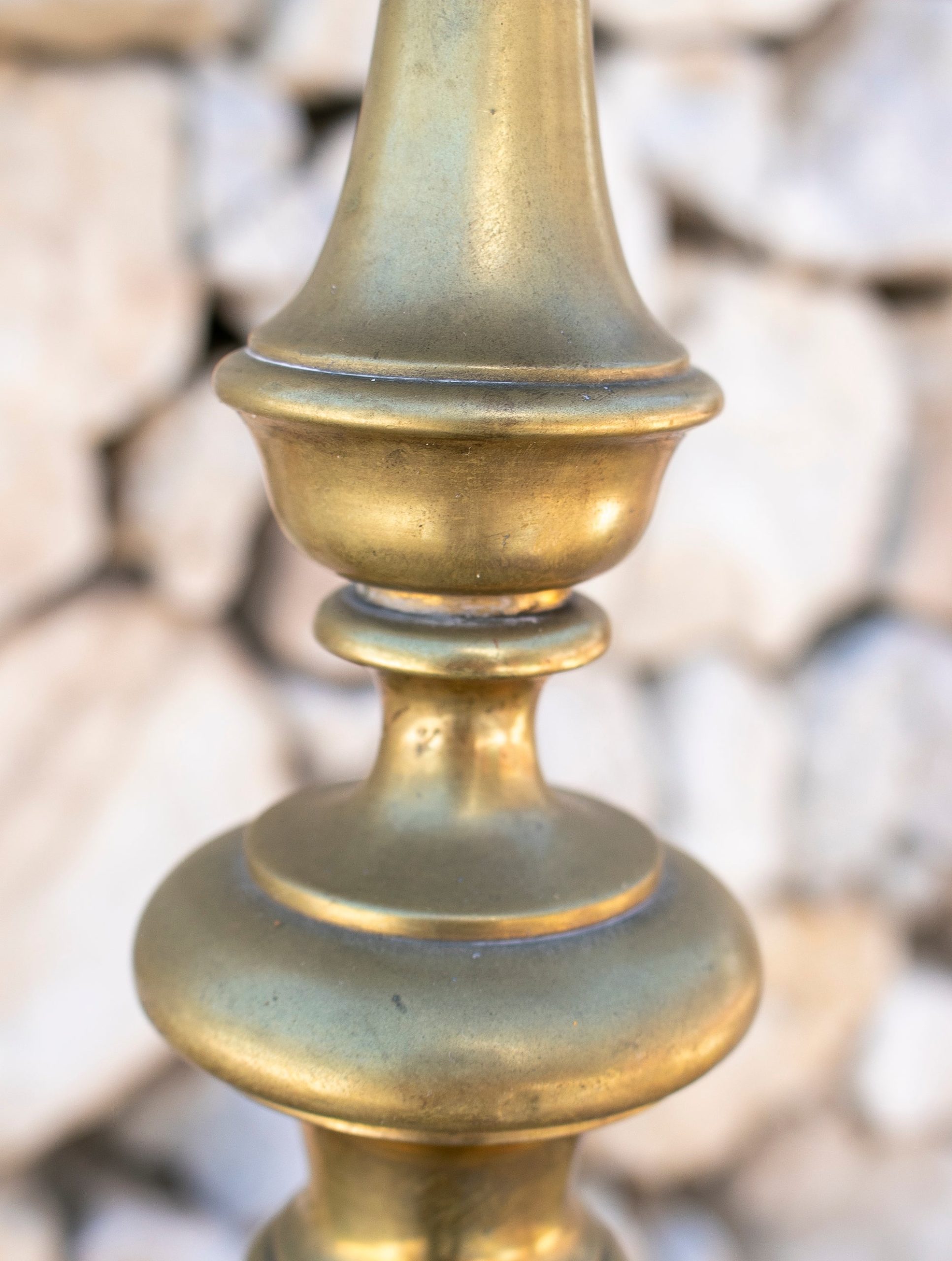 Lámpara de Sobremesa de Bronce de los Años 20
