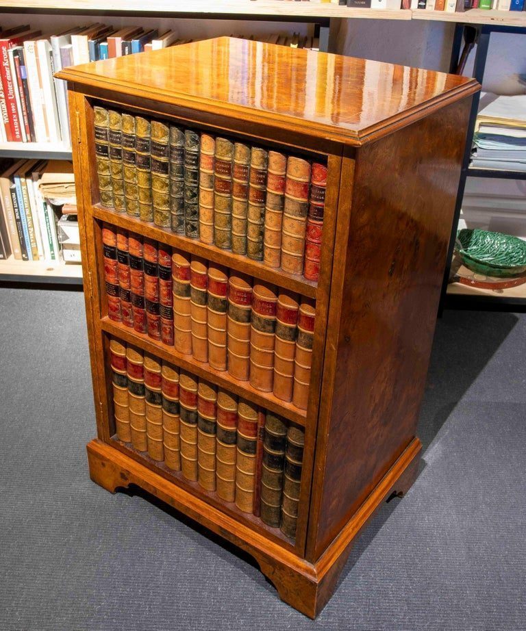 Pareja de muebles Secretaire de los años 80 con estantes con diseño de librería