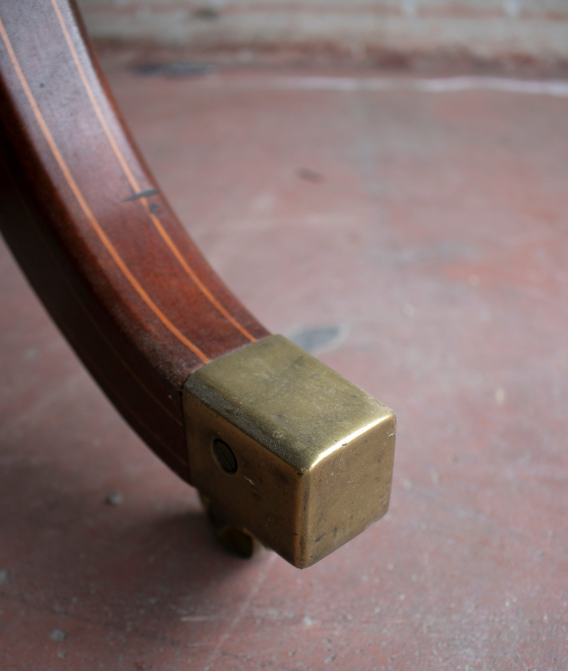 Mesa Plegable de Caoba Inglesa del Siglo XIX