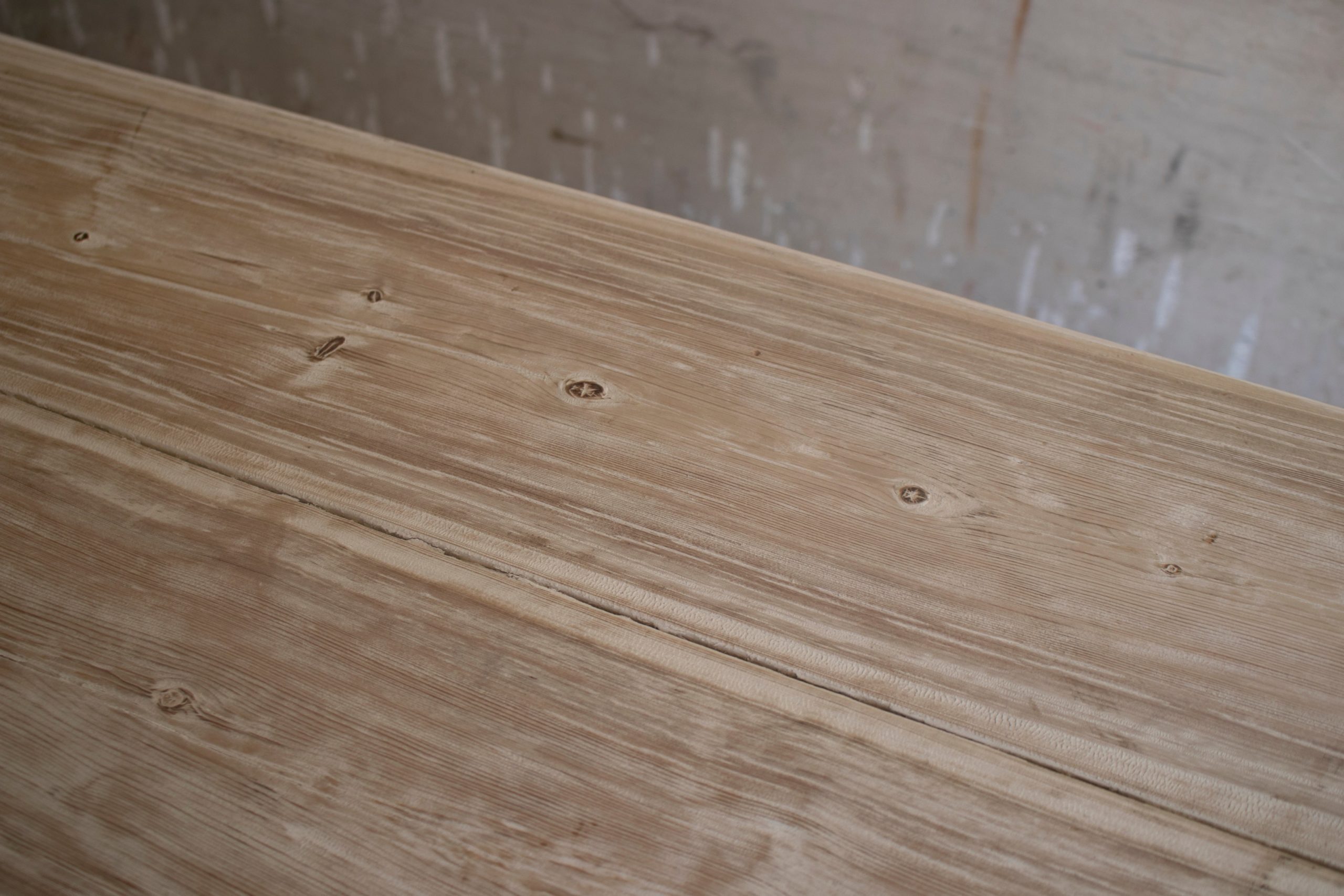 Mesa de Madera Blanca de Un Cajón de los Años 20